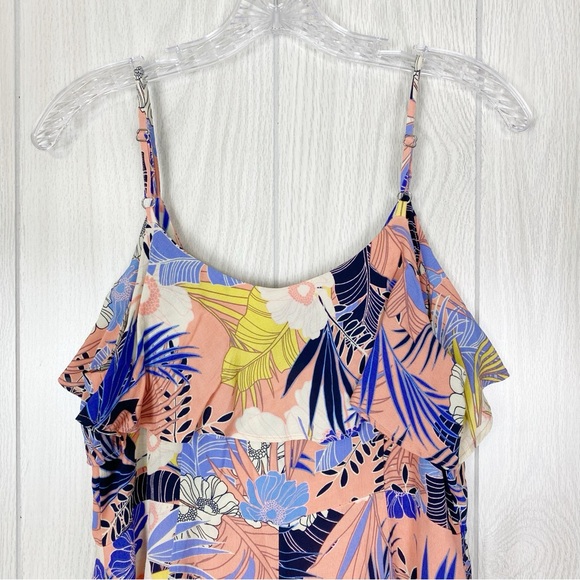 Sanctuary | Pink & Blue Floral Isabella Maxi Dress  Size Small - Picture 8 of 16